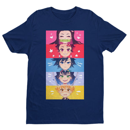 Kimetsu no Yaiba DemonSlayer Characters Ghibli Style | Demon Slayer: Kimetsu no Yaiba Premium Unisex T-Shirt