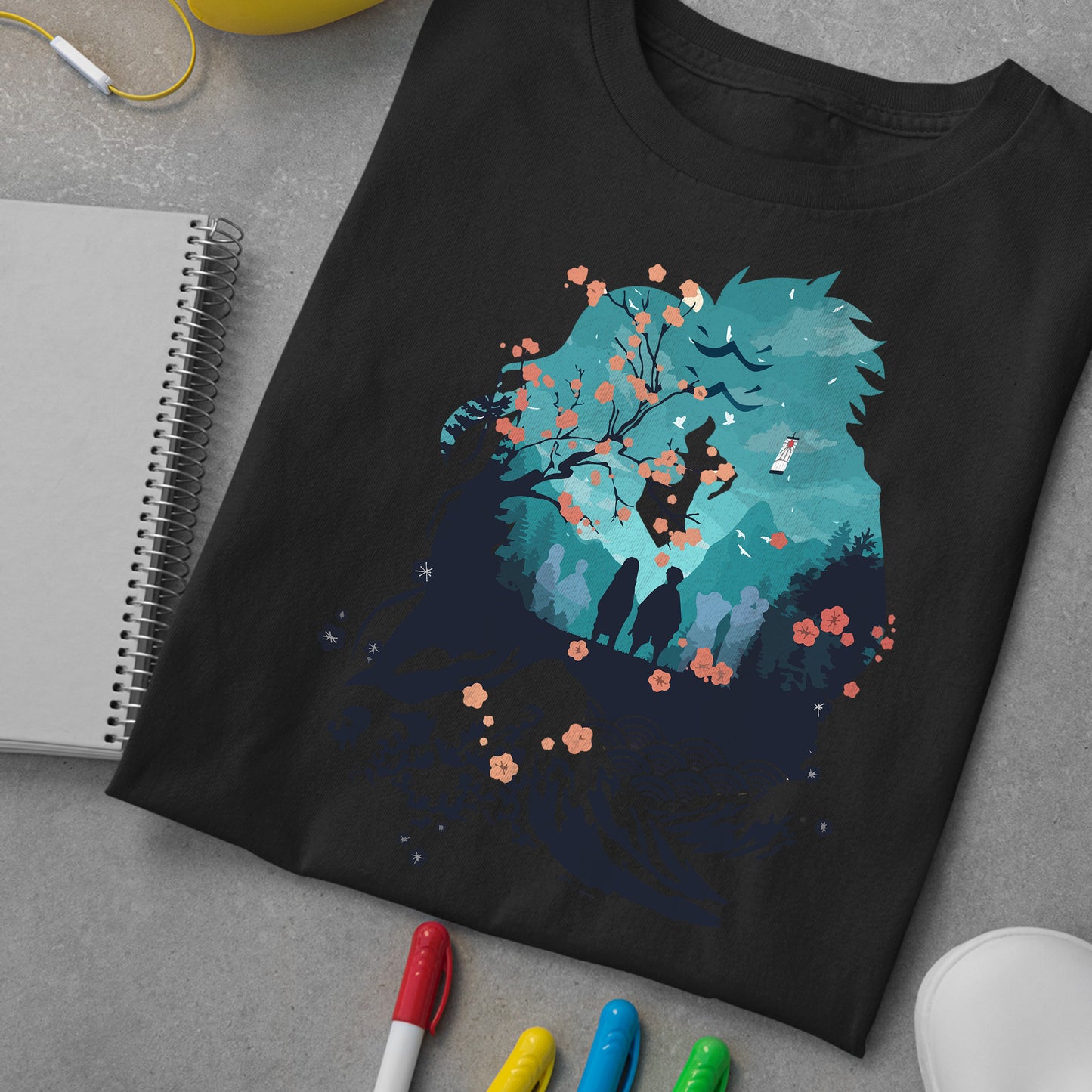 The Kamado Brother and Sister| Demon Slayer: Kimetsu no Yaiba Premium Unisex T-Shirt