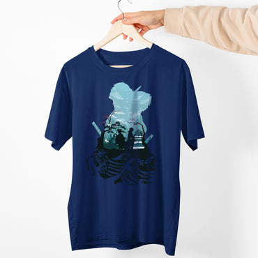 Shinobu Kochō and Giyu Tomioka Exclusive Art | Demon Slayer: Kimetsu no Yaiba Premium Unisex T-Shirt