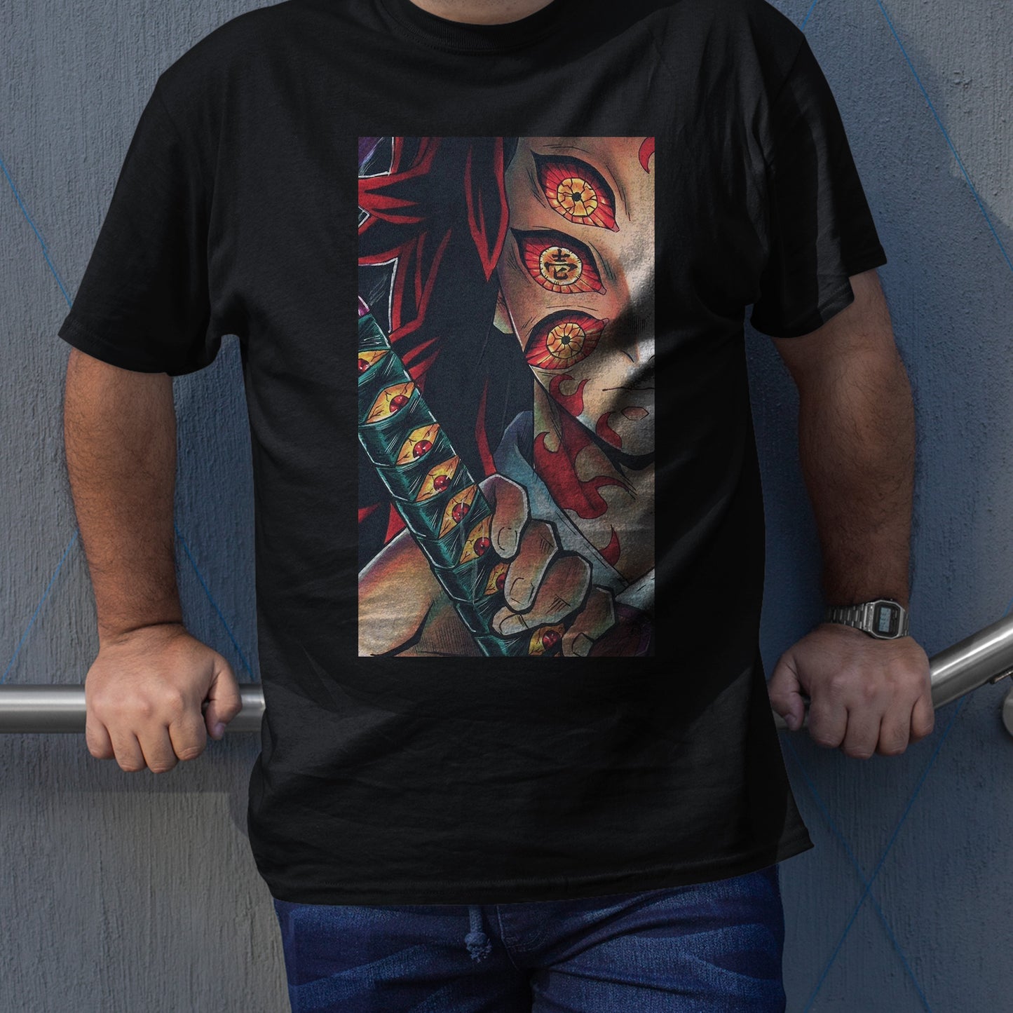 Kokushibo Upper Moon One | Demon Slayer: Kimetsu no Yaiba Premium Unisex T-Shirt