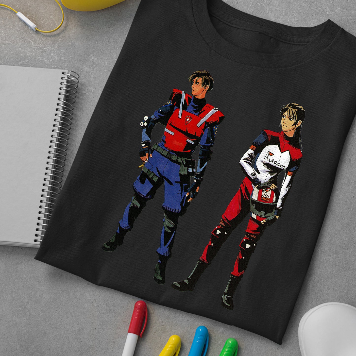 Leon & Elza Walker V2 Residence Evil 1.5 Unisex T-shirt, Gamer Shirt, Gaming Gift