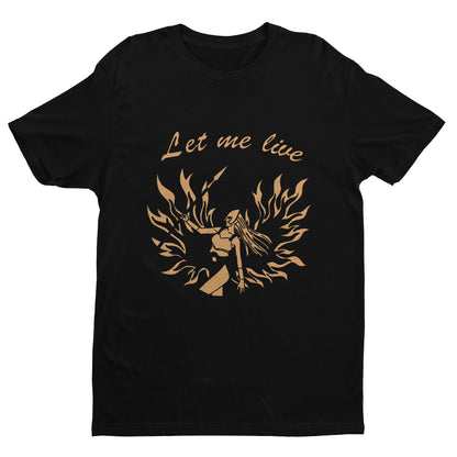 Let Me Live V2 Residence Evil Unisex T-shirt, Gamer Shirt, Gaming Gift