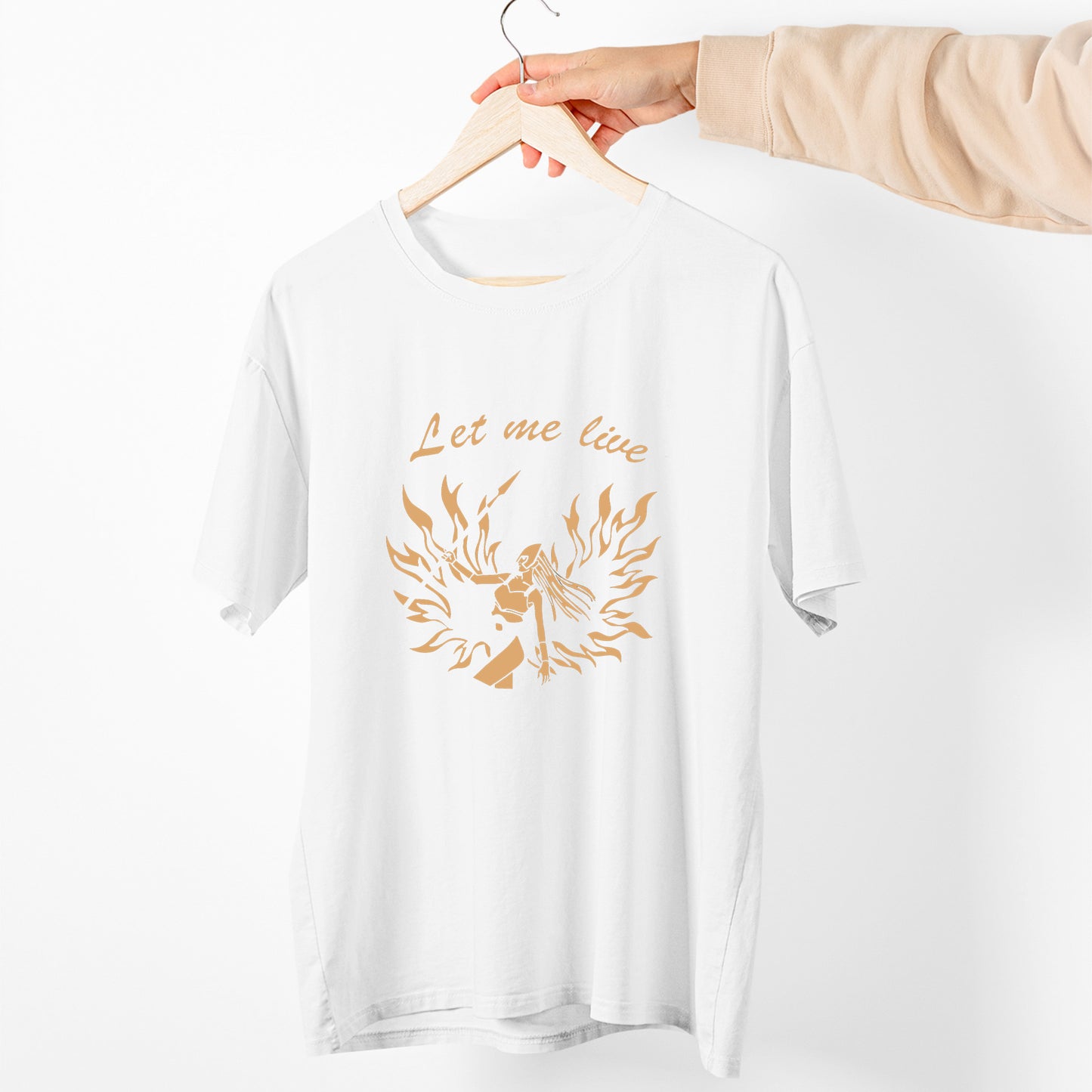 Let Me Live V2 Residence Evil Unisex T-shirt, Gamer Shirt, Gaming Gift
