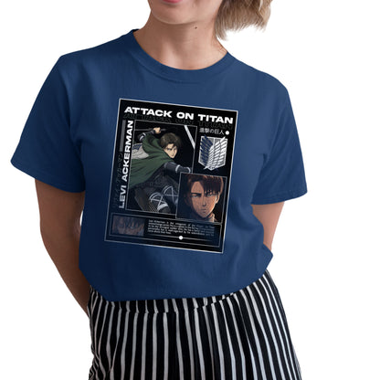 Levi Ackerman Attack On Titan Shirt, Limited Levi Ackerman Shirt, Vintage Retro Anime Shirt, Vintage 90s Shirt, Anime Manga Shirt, Gift For Otaku, Unisex T Shirt