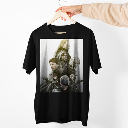 MGS 4 Promo Unisex T-shirt, Gamer Shirt, Gaming Gift