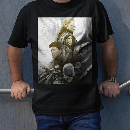 MGS 4 Promo Unisex T-shirt, Gamer Shirt, Gaming Gift