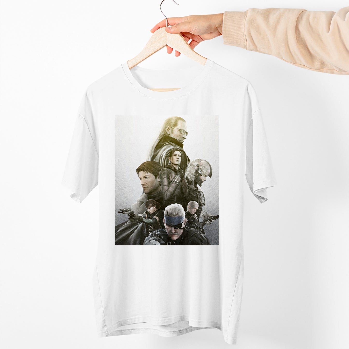 MGS 4 Promo Unisex T-shirt, Gamer Shirt, Gaming Gift