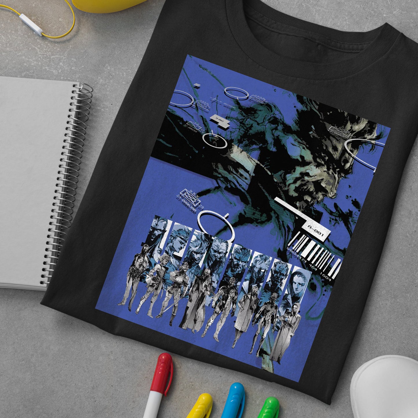 MGS 4 Promotional Cover Unisex T-shirt, Gamer Shirt, Gaming Gift