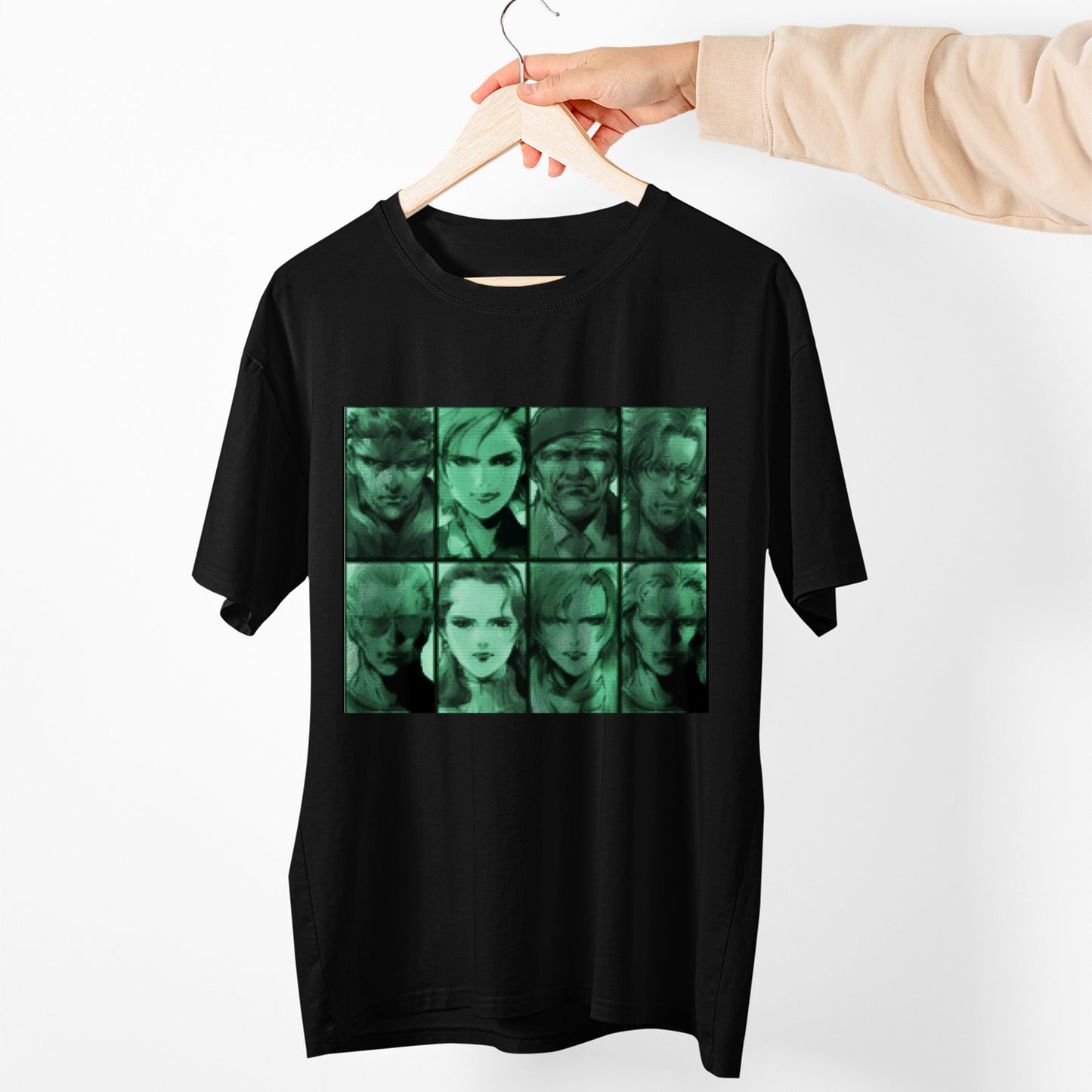 Metal Gear Solid Codec Portraits  Premium Unisex T-shirt