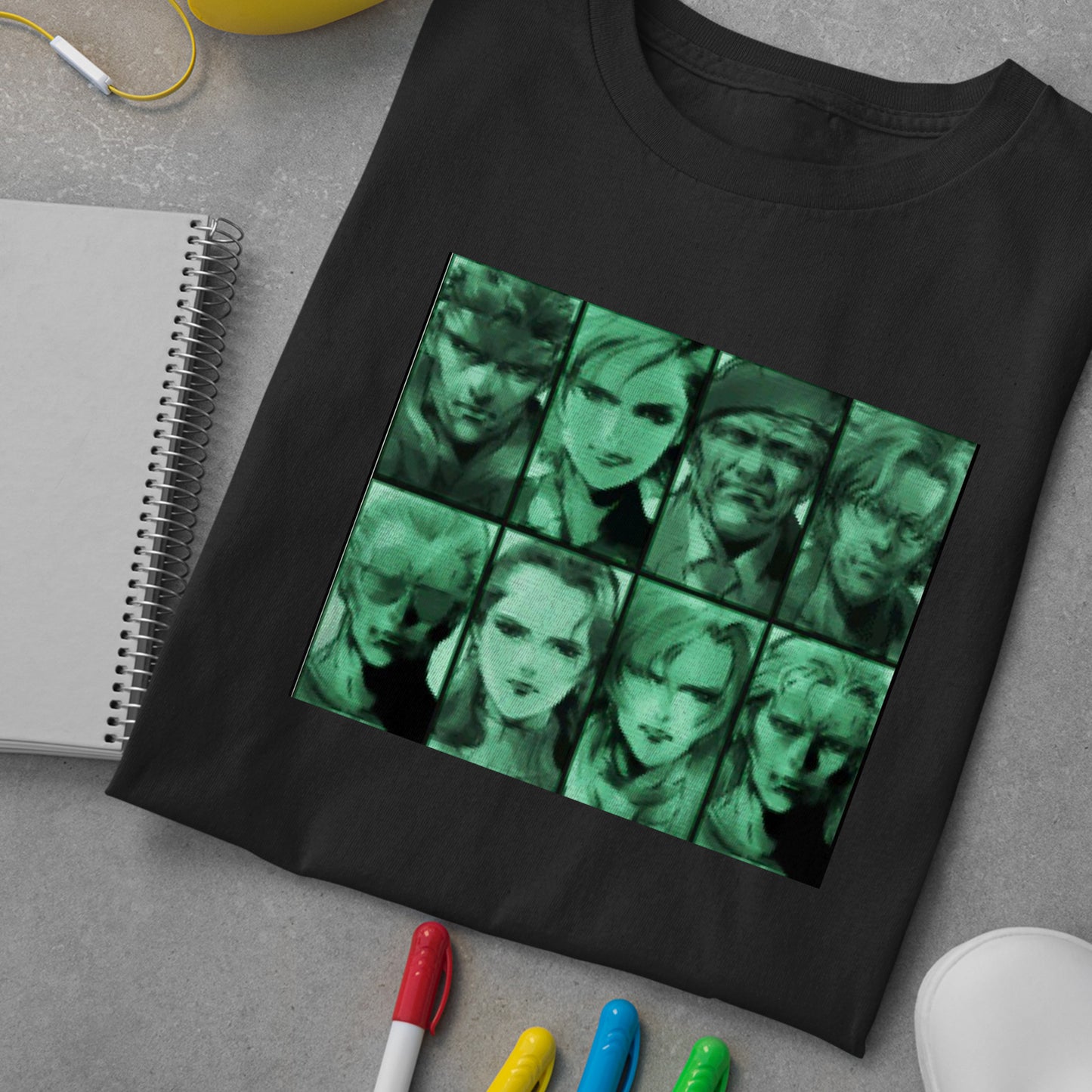 Metal Gear Solid Codec Portraits  Premium Unisex T-shirt