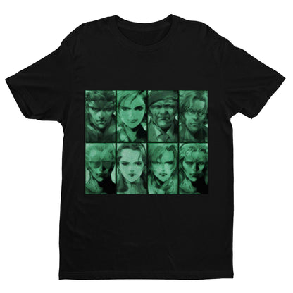 Metal Gear Solid Codec Portraits  Premium Unisex T-shirt