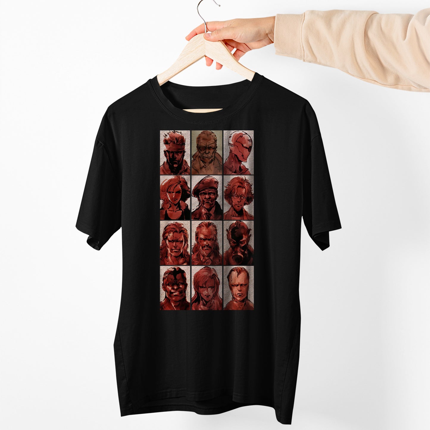 Metal Gear Solid  Foxhound Profiles Premium Unisex T-shirt