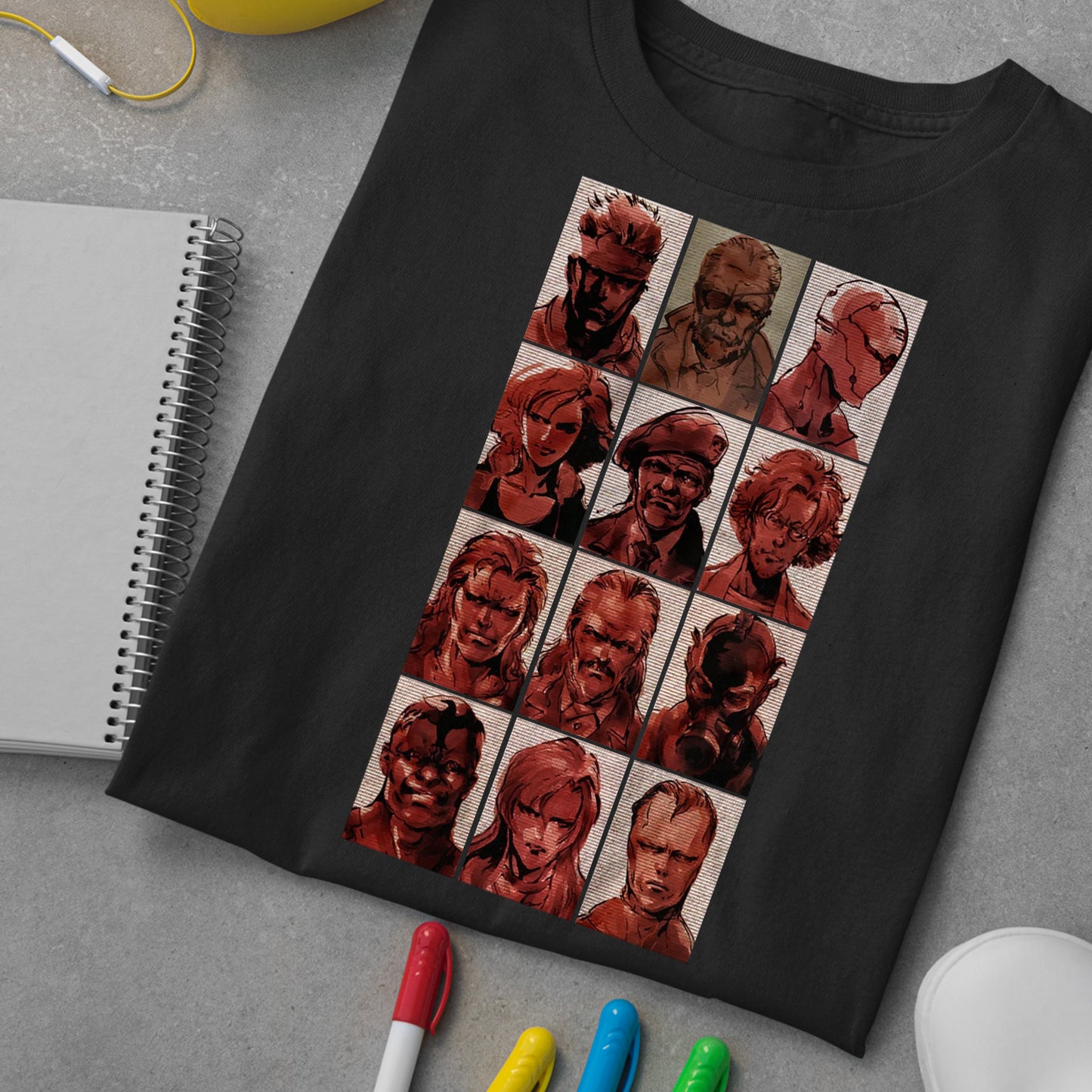 Metal Gear Solid  Foxhound Profiles Premium Unisex T-shirt