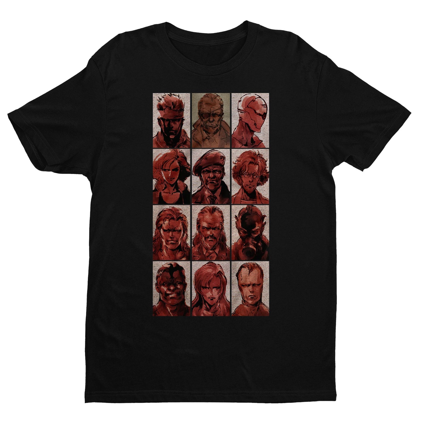 Metal Gear Solid  Foxhound Profiles Premium Unisex T-shirt