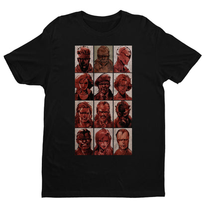 Metal Gear Solid  Foxhound Profiles Premium Unisex T-shirt