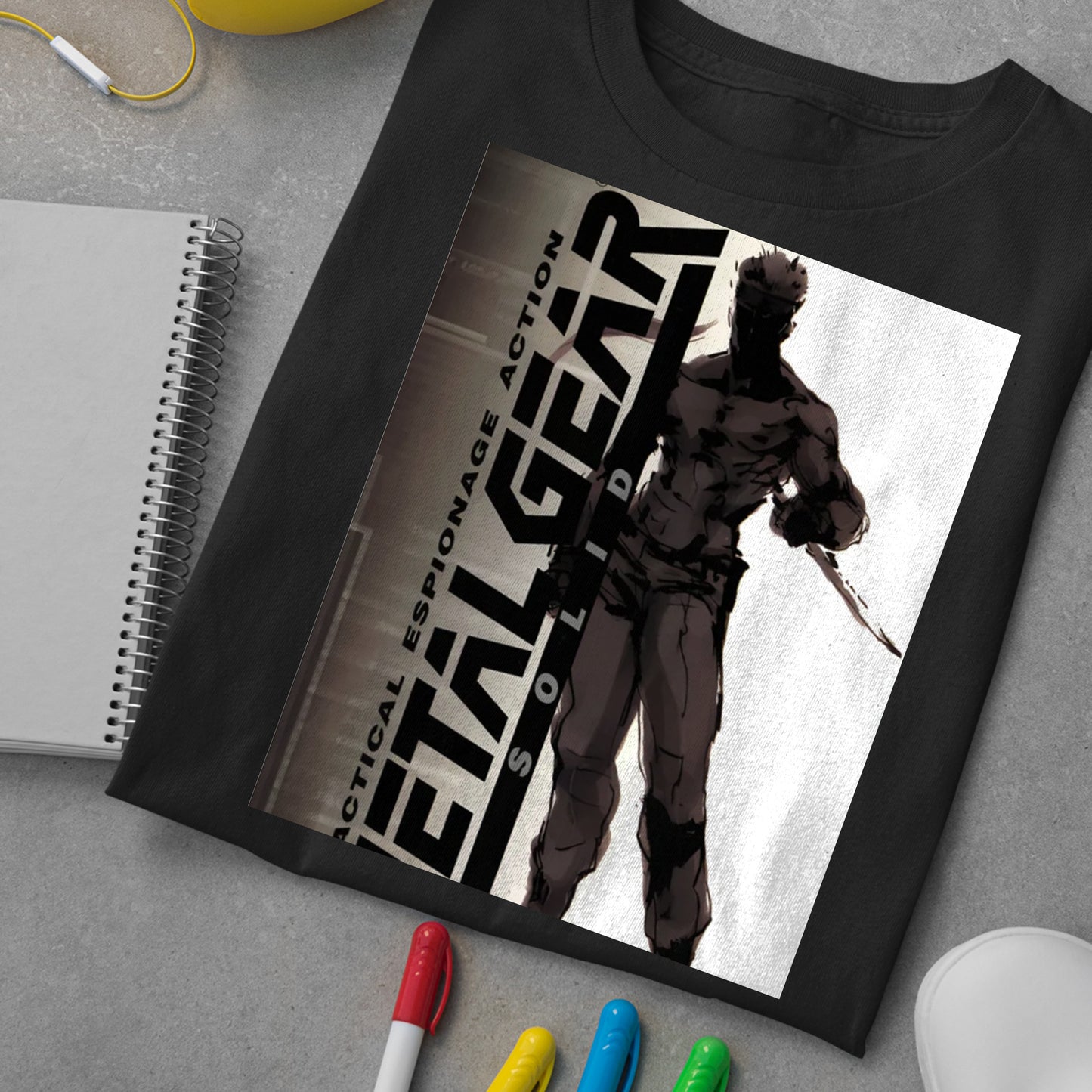 Metal Gear Solid | Snake European Cover Unisex T-shirt, Gamer Shirt, Gaming Gift