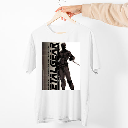 Metal Gear Solid | Snake European Cover Unisex T-shirt, Gamer Shirt, Gaming Gift