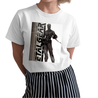 Metal Gear Solid | Snake European Cover Unisex T-shirt, Gamer Shirt, Gaming Gift