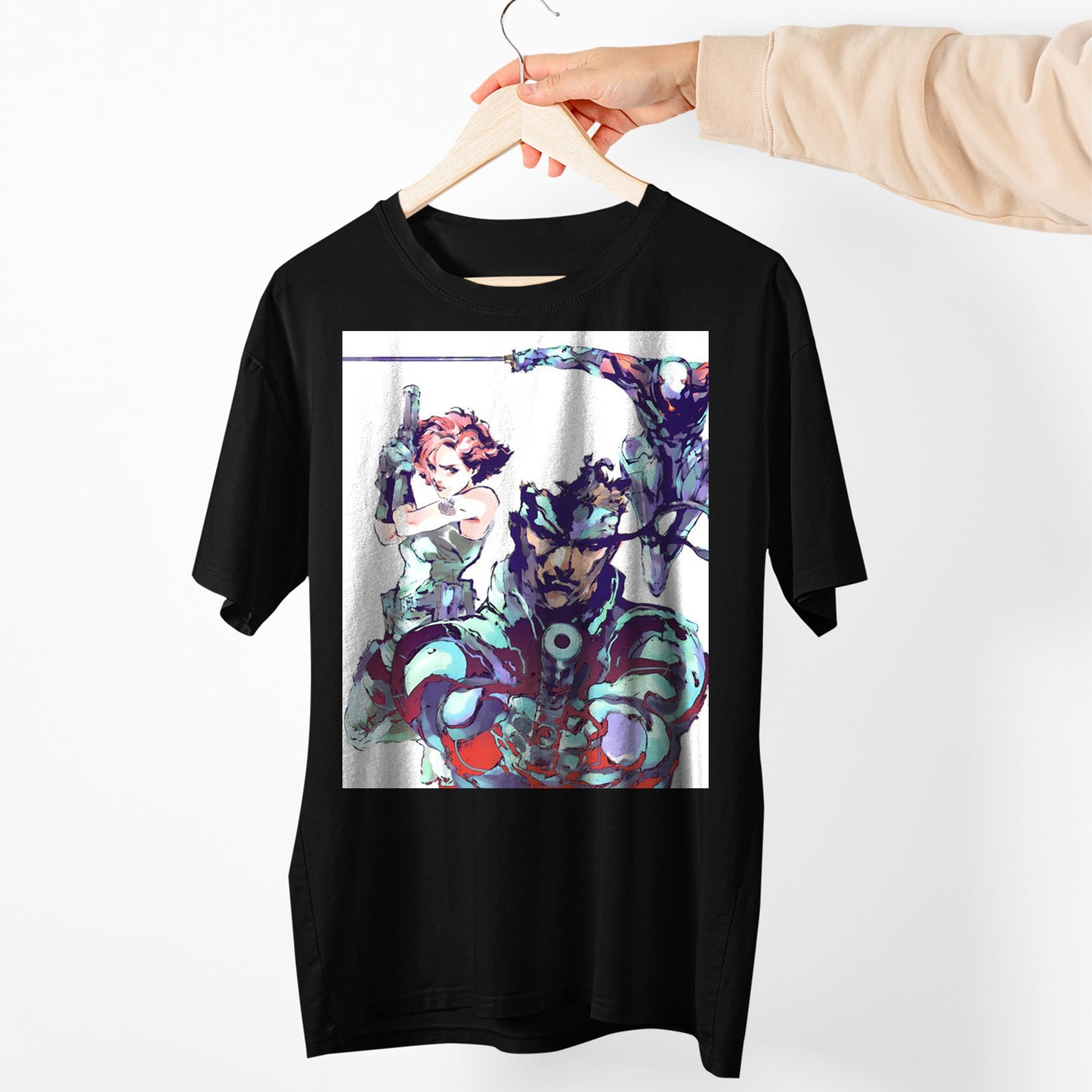 Metal Gear Solid Snake & Meryl Silverburgh Premium Unisex T-shirt