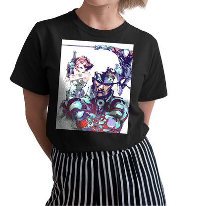 Metal Gear Solid Snake & Meryl Silverburgh Premium Unisex T-shirt