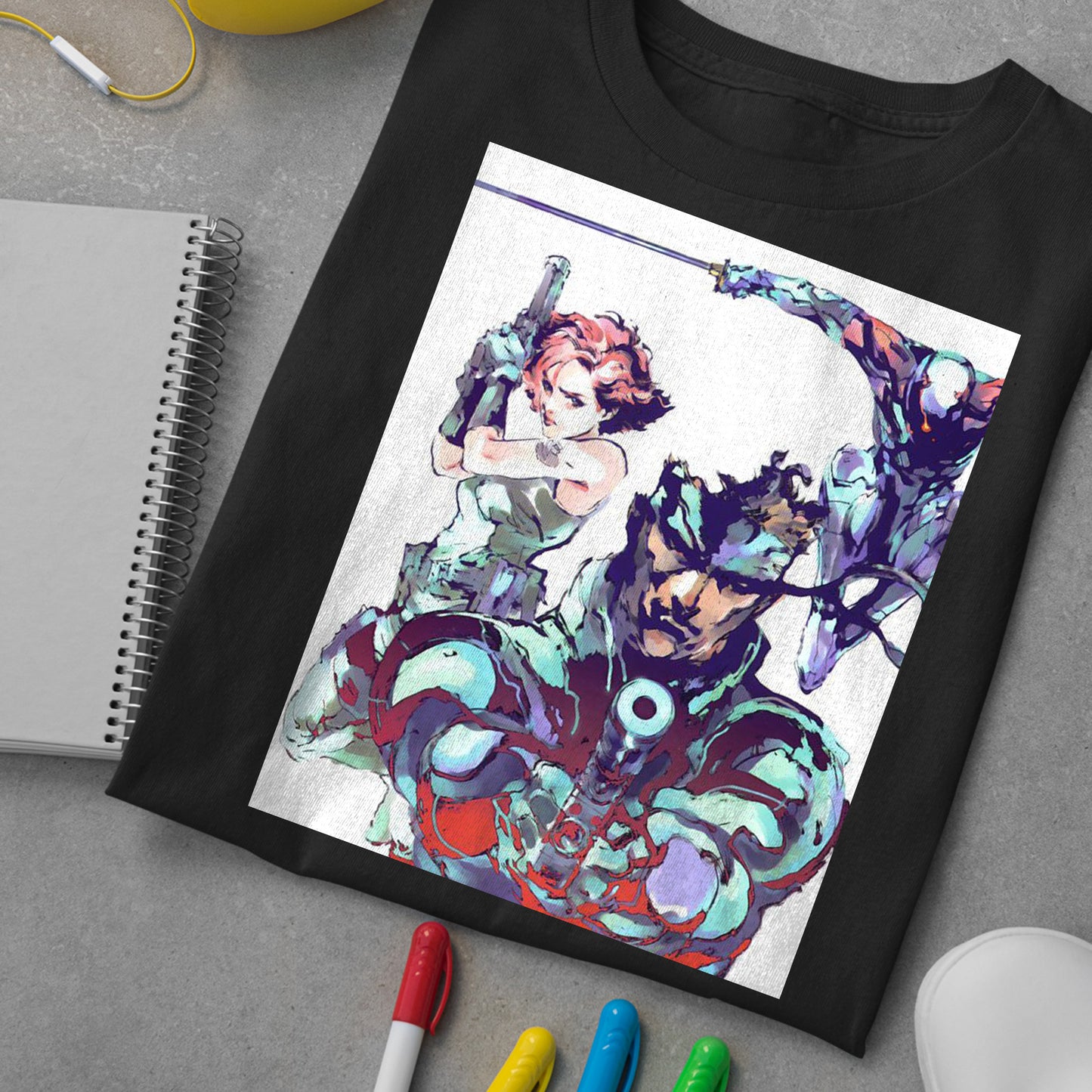 Metal Gear Solid Snake & Meryl Silverburgh Premium Unisex T-shirt