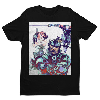 Metal Gear Solid Snake & Meryl Silverburgh Premium Unisex T-shirt
