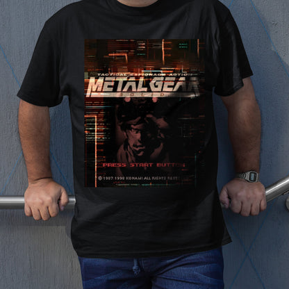 Metal Gear Solid Snake Press Start Premium Unisex T-shirt