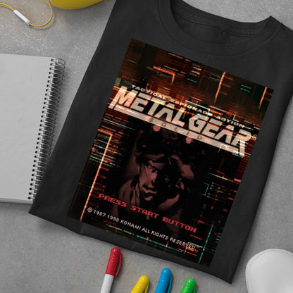 Metal Gear Solid Snake Press Start Premium Unisex T-shirt