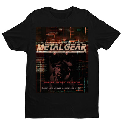 Metal Gear Solid Snake Press Start Premium Unisex T-shirt