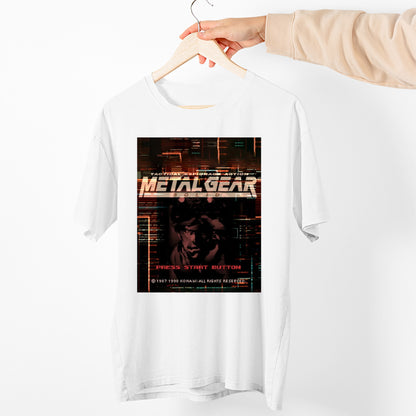 Metal Gear Solid Snake Press Start Premium Unisex T-shirt