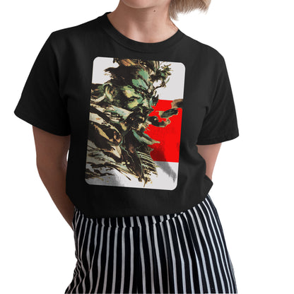 MGS Snake Rare Cover Unisex T-shirt, Gamer Shirt, Gaming Gift