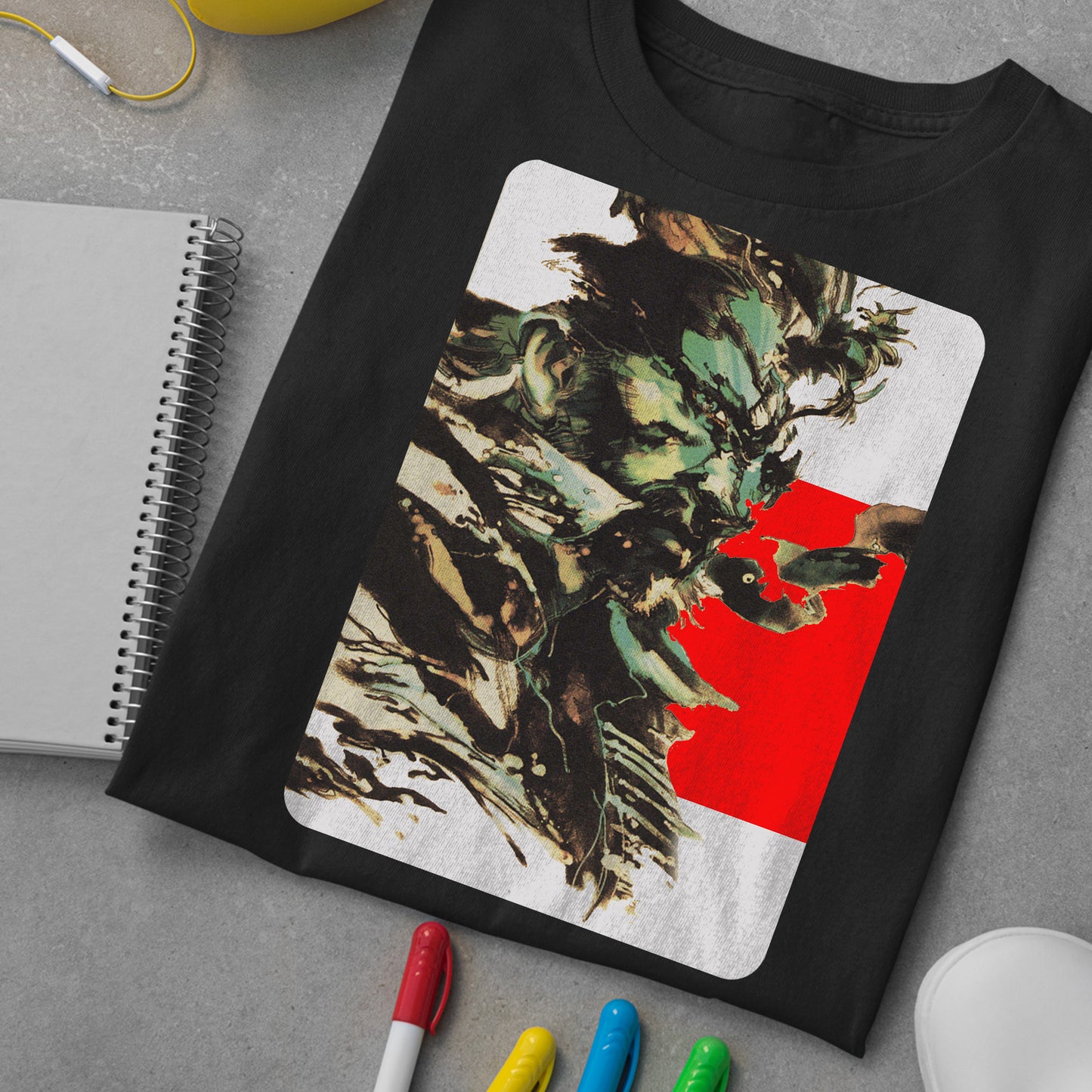 MGS Snake Rare Cover Unisex T-shirt, Gamer Shirt, Gaming Gift