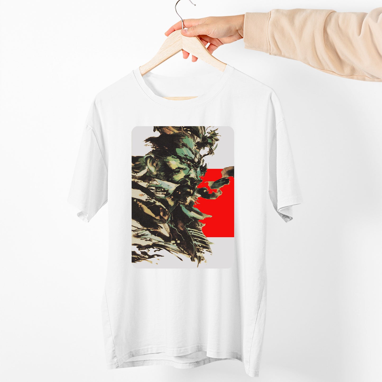 MGS Snake Rare Cover Unisex T-shirt, Gamer Shirt, Gaming Gift