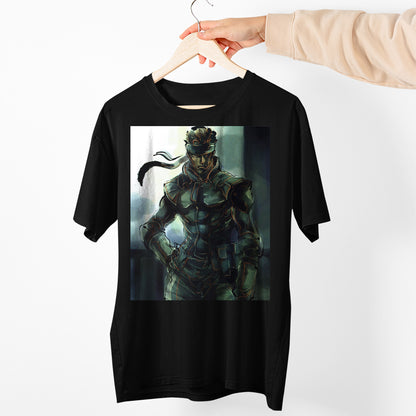Metal Gear Solid Premium Uniex T Shirt | Solid Snake V4