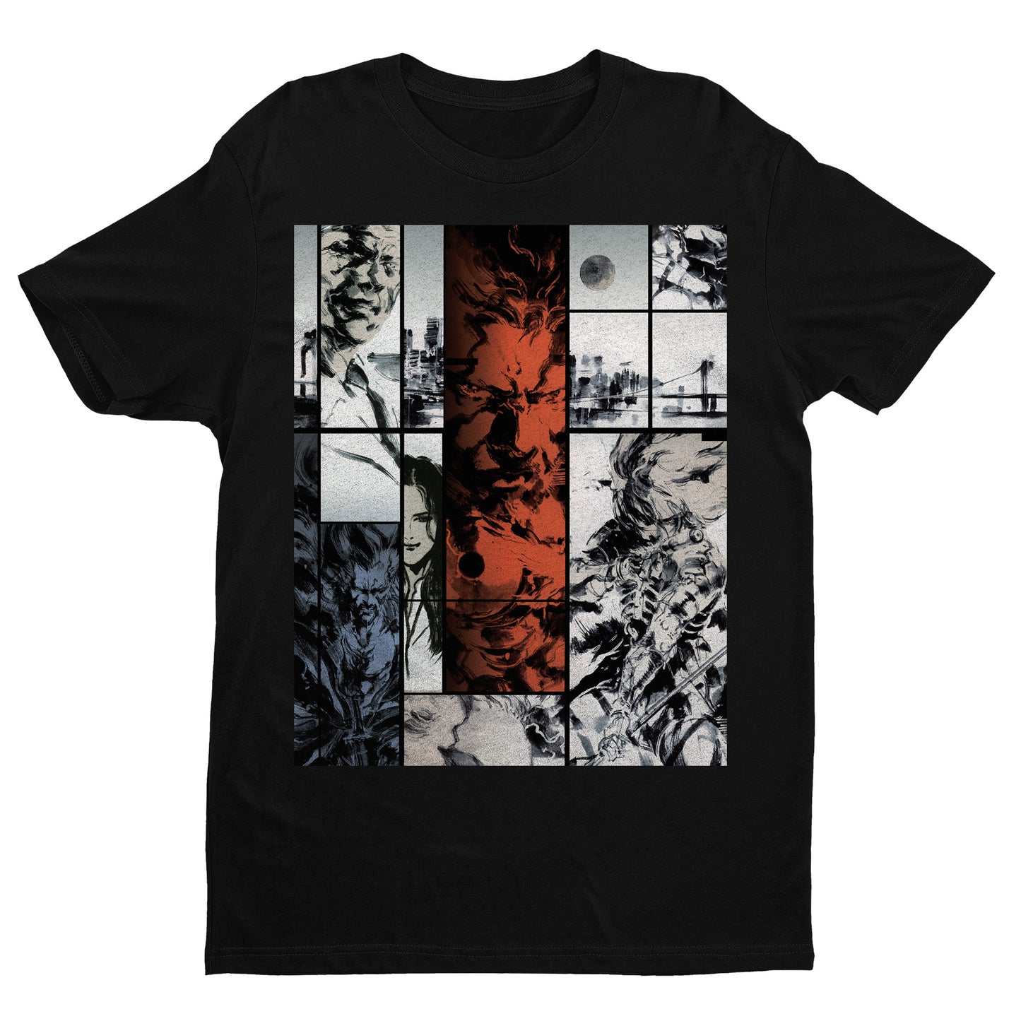 MGS Sons of Liberty Cover V1 Unisex T-shirt, Gamer Shirt, Gaming Gift