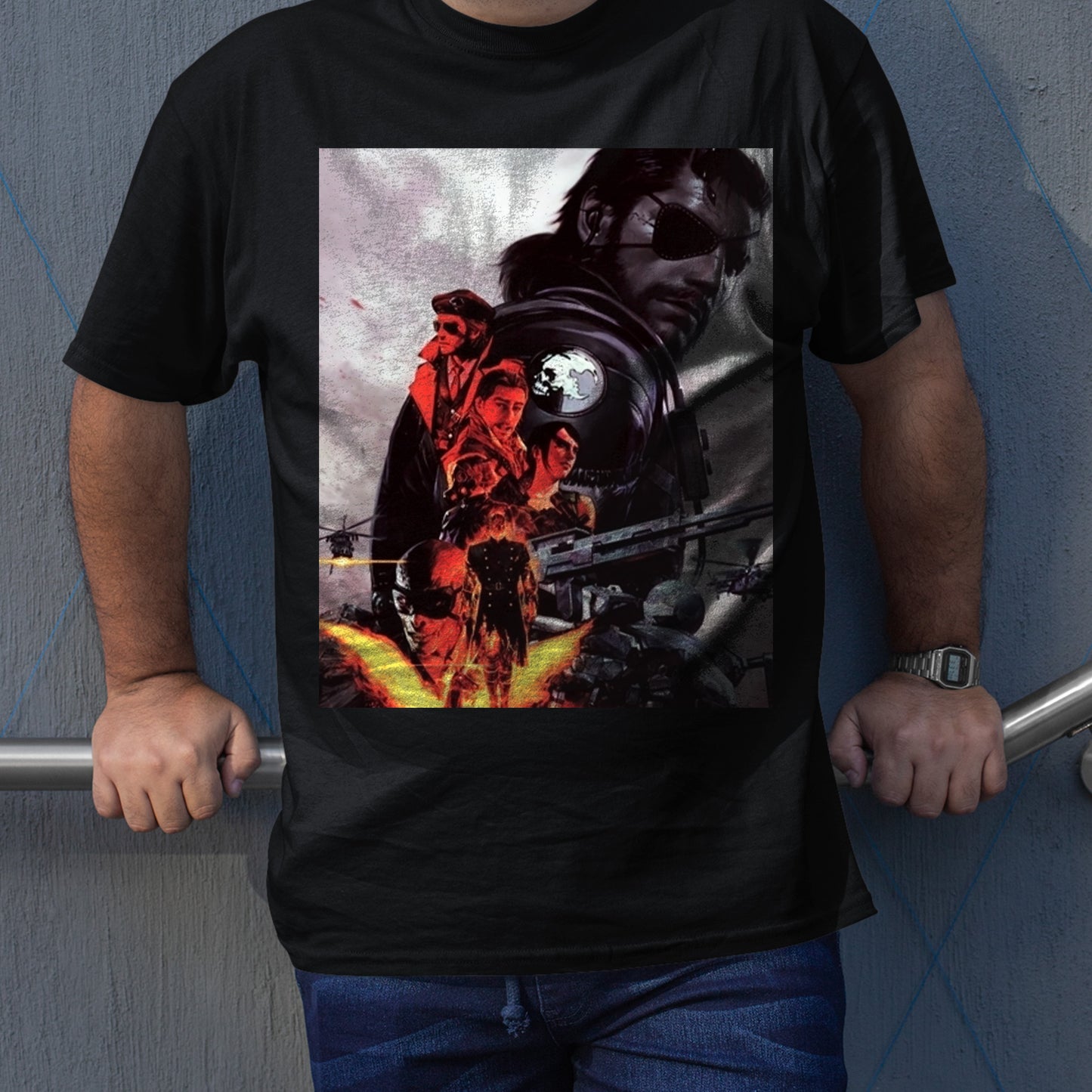 MGS V Phantom Pain Cover Unisex T-shirt, Gamer Shirt, Gaming Gift