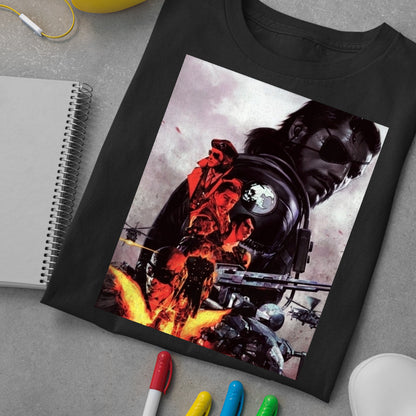 MGS V Phantom Pain Cover Unisex T-shirt, Gamer Shirt, Gaming Gift