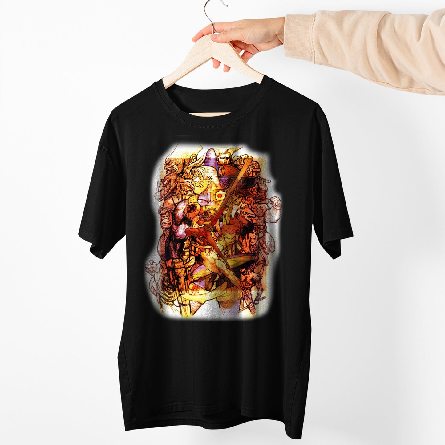 MVC2 New Age of Heroes Japanese Arcade Flyer Unisex T-shirt, Gamer Shirt, Gaming Gift