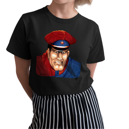 M bison Dictator SF2 Portrait Unisex T-shirt, Gamer Shirt, Gaming Gift