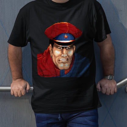 M bison Dictator SF2 Portrait Unisex T-shirt, Gamer Shirt, Gaming Gift