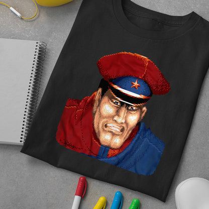 M bison Dictator SF2 Portrait Unisex T-shirt, Gamer Shirt, Gaming Gift