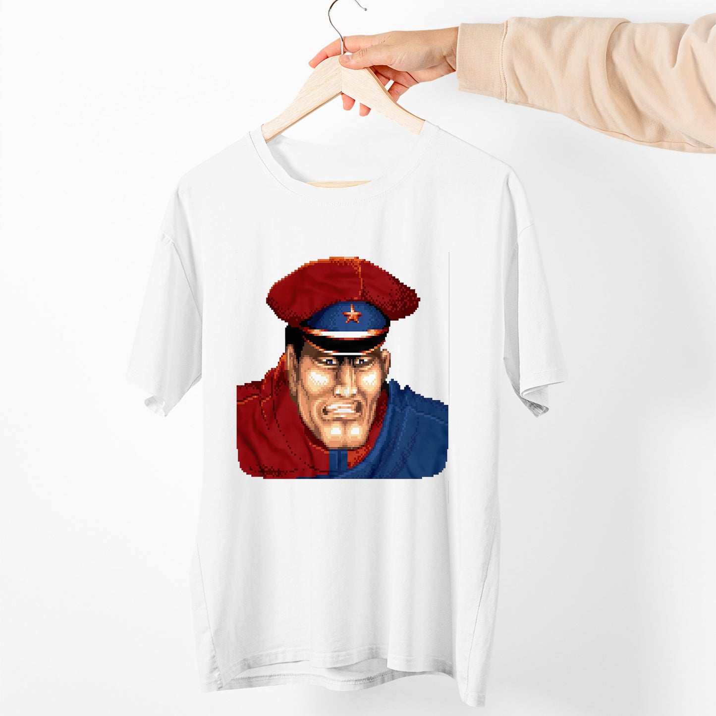 M bison Dictator SF2 Portrait Unisex T-shirt, Gamer Shirt, Gaming Gift