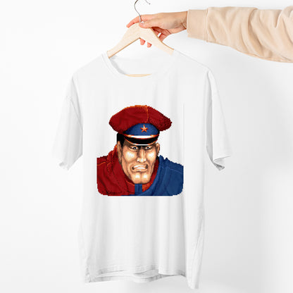 M bison Dictator SF2 Portrait Unisex T-shirt, Gamer Shirt, Gaming Gift