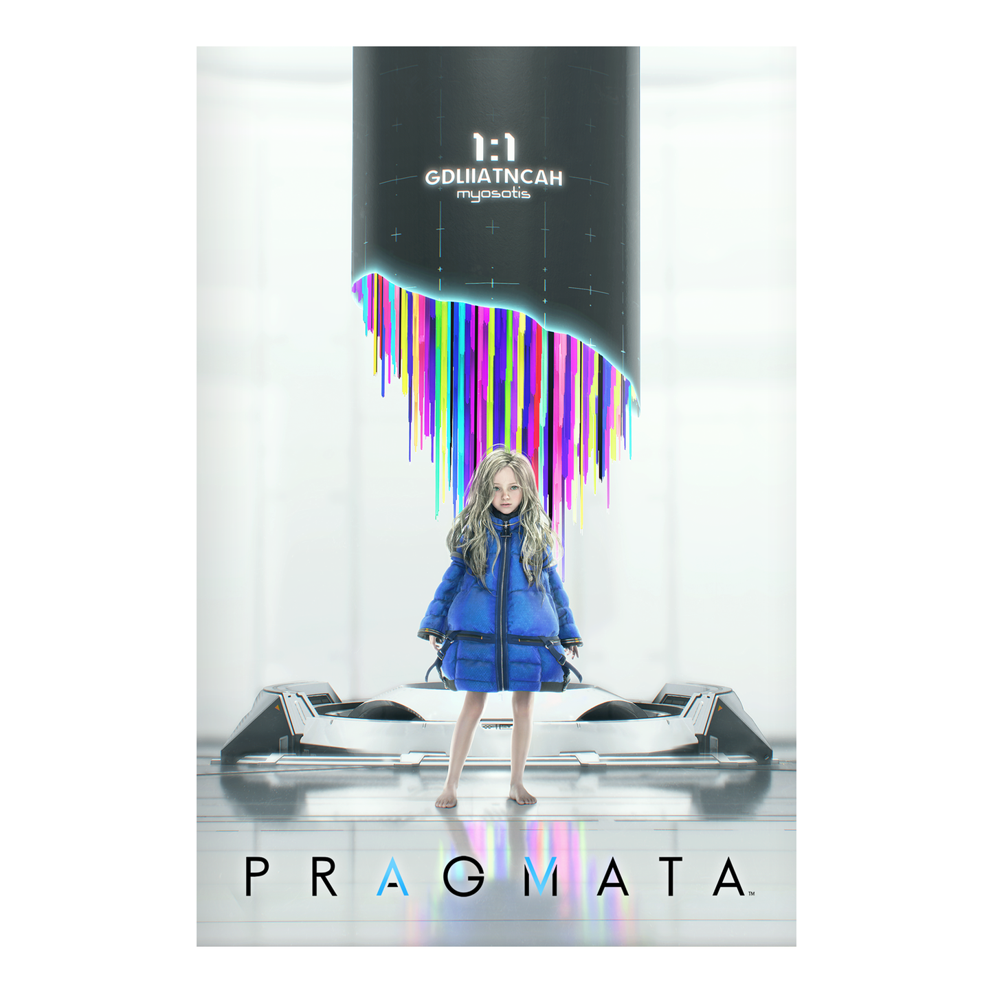 Pragmata Poster — Announcement Teaser Art Print | Sci-Fi Gaming Wall Art