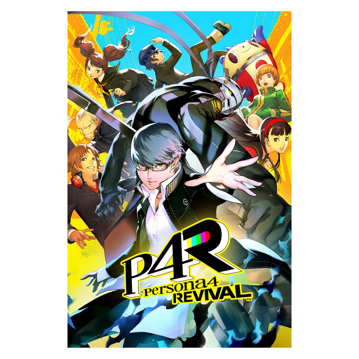 Persona 4 Revival Poster — Official Key Art Print | JRPG Anime Wall Art