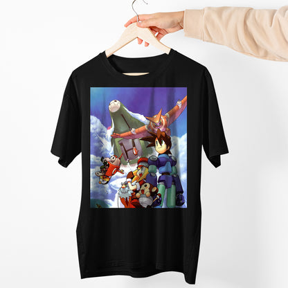 Mega Boy Rockboy Dash Cover Unisex T-shirt, Gamer Shirt, Gaming Gift