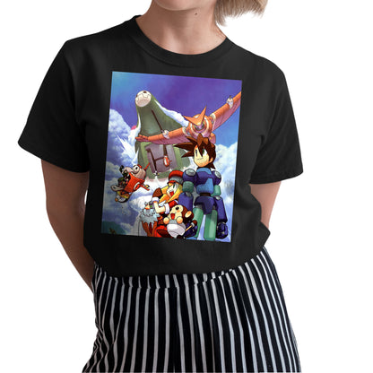 Mega Boy Rockboy Dash Cover Unisex T-shirt, Gamer Shirt, Gaming Gift