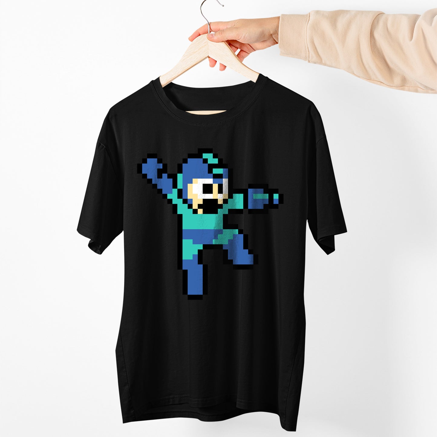 Mega Boy Rockman Jump Unisex T-shirt, Gamer Shirt, Gaming Gift