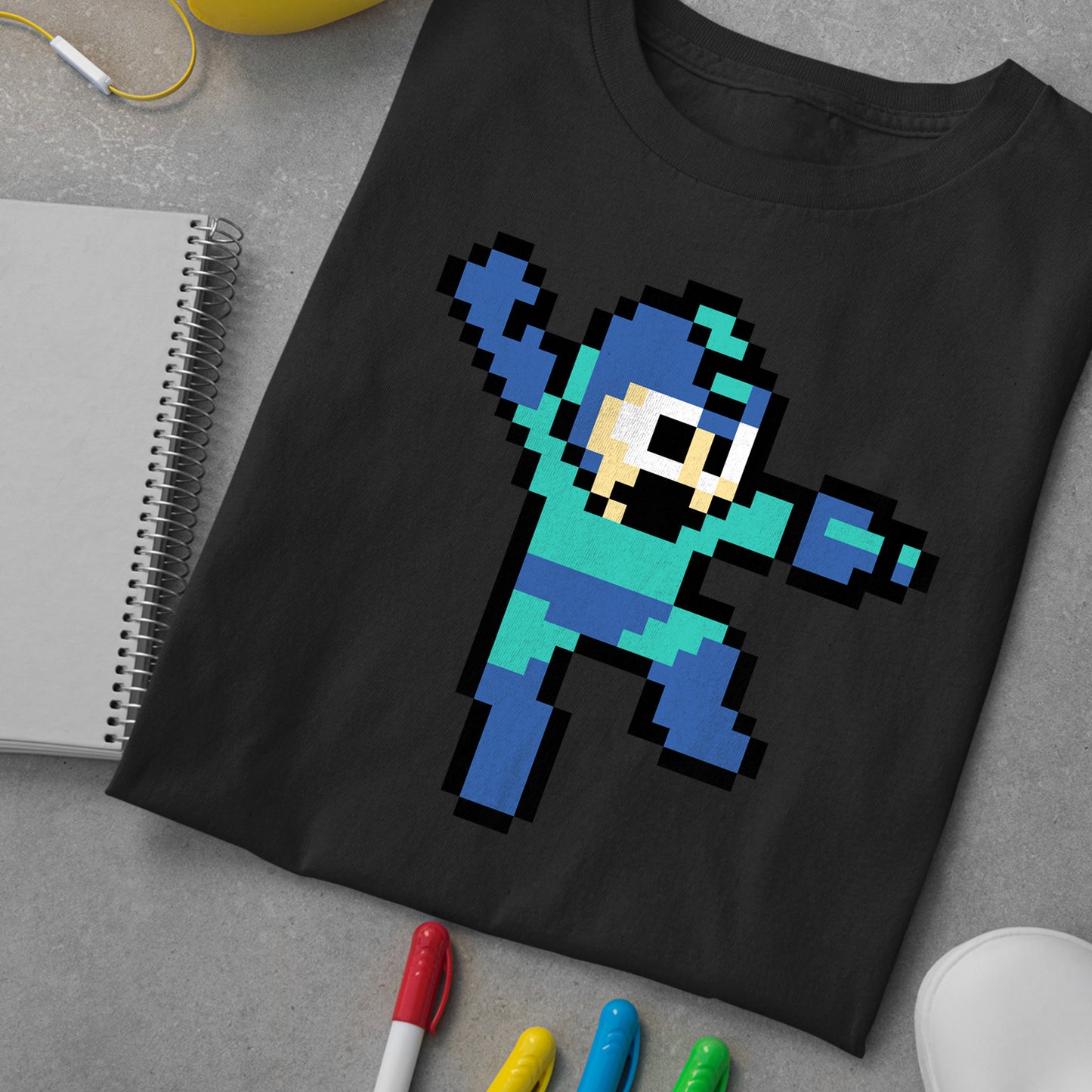 Mega Boy Rockman Jump Unisex T-shirt, Gamer Shirt, Gaming Gift
