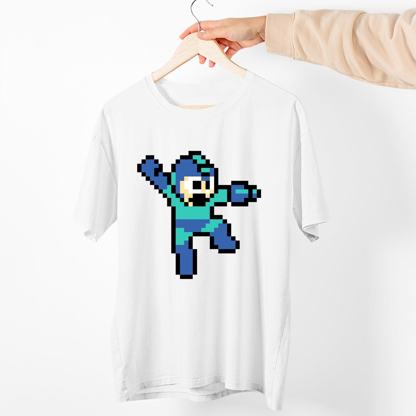 Mega Boy Rockman Jump Unisex T-shirt, Gamer Shirt, Gaming Gift